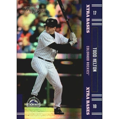 2005 Playoff Prestige Xtra Bases Purple #17 Todd Helton