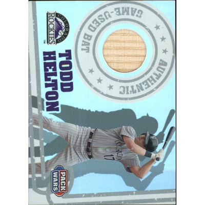 2005 Topps Pack Wars Relics #THB Todd Helton Bat B