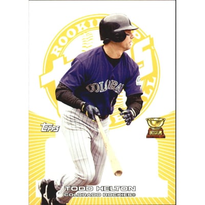 2005 Topps Rookie Cup Yellow #110 Todd Helton