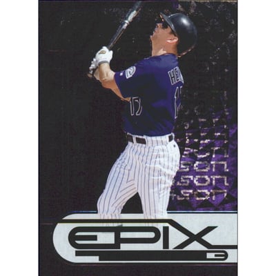 2005 Zenith Epix Purple Season #4 Todd Helton