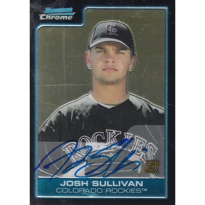 2006 Bowman Chrome Prospects #BC243 Josh Sullivan AU