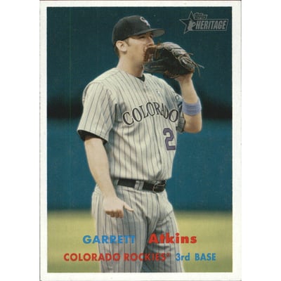 2006 Topps Heritage #277 Garrett Atkins SP