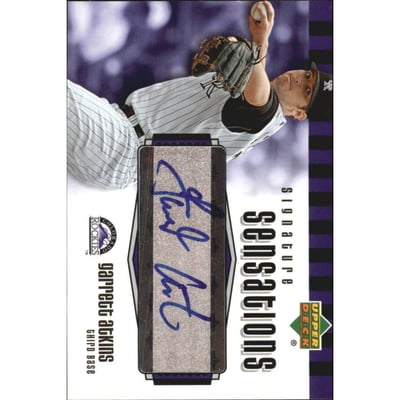 2006 Upper Deck Signature Sensations #GA Garrett Atkins
