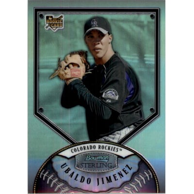2007 Bowman Sterling Refractors #UJ Ubaldo Jimenez