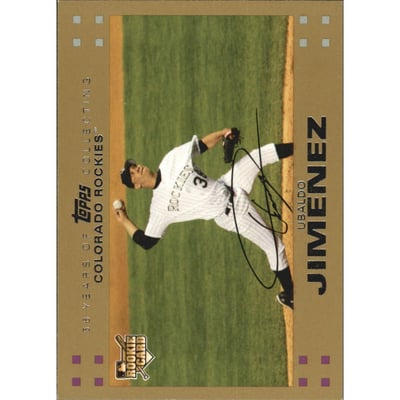 2007 Topps Gold #296 Ubaldo Jimenez