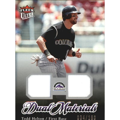 2007 Ultra Dual Materials #HE Todd Helton