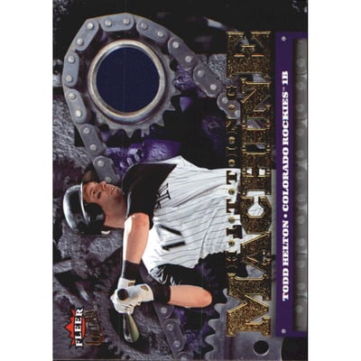 2007 Ultra Hitting Machines Materials #TH Todd Helton
