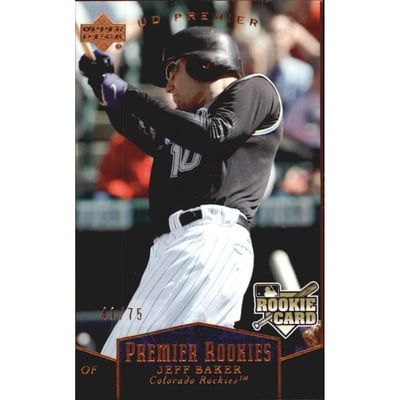 2007 Upper Deck Premier Bronze #206 Jeff Baker