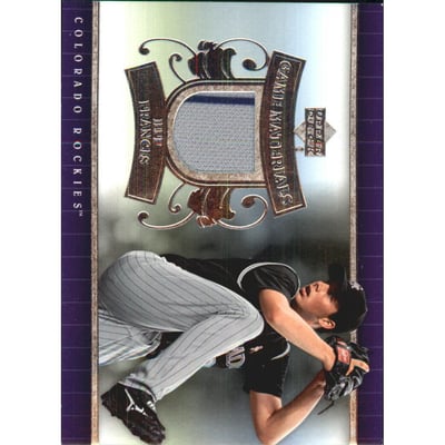 2007 Upper Deck UD Game Materials #JF Jeff Francis S2