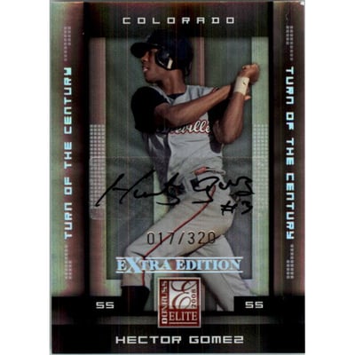 2008 Donruss Elite Extra Edition Signature Turn of the Century #40 Hector Gomez/320