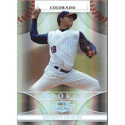 2008 Donruss Threads Century Proof Silver #114 Jhoulys Chacin