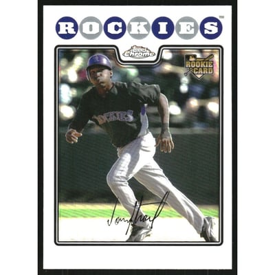 2008 Topps Update Chrome #CHR42 Jonathan Herrera