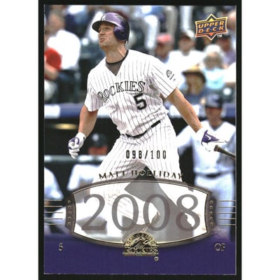 2008 Upper Deck Timeline '04 UD Timeless Teams Gold #243 Matt Holliday