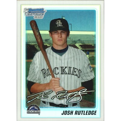 2010 Bowman Chrome Draft Prospects Refractors #BDPP9 Josh Rutledge