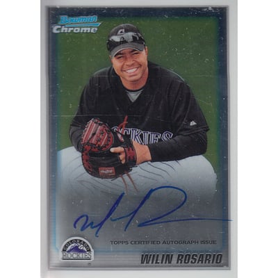 2010 Bowman Chrome Prospects #BCP192B Wilin Rosario AU