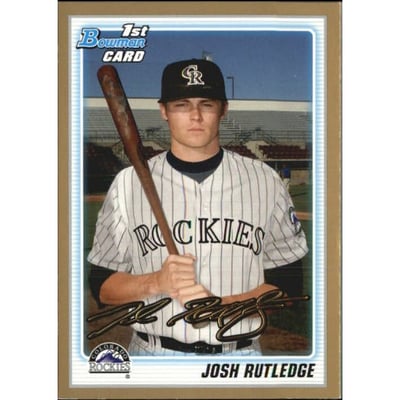 2010 Bowman Draft Prospects Gold #BDPP9 Josh Rutledge