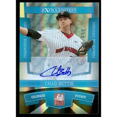 2010 Donruss Elite Extra Edition Franchise Futures Signatures #11 Chad Bettis/635