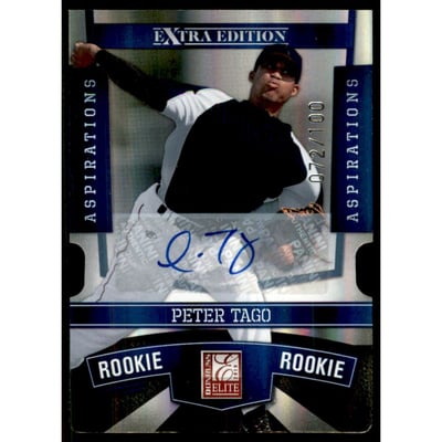 2010 Donruss Elite Extra Edition Signature Aspirations #183 Peter Tago
