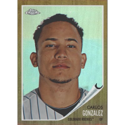 2011 Topps Heritage Chrome Refractors #C187 Carlos Gonzalez