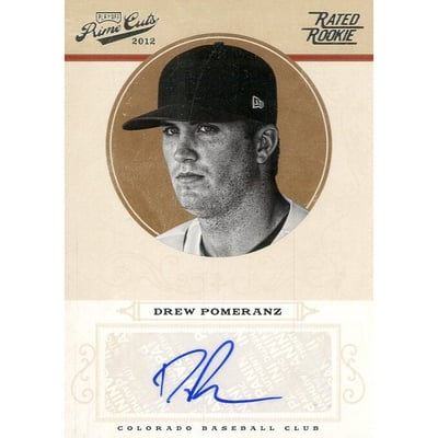 2012 Prime Cuts #64 Drew Pomeranz AU/149 RC