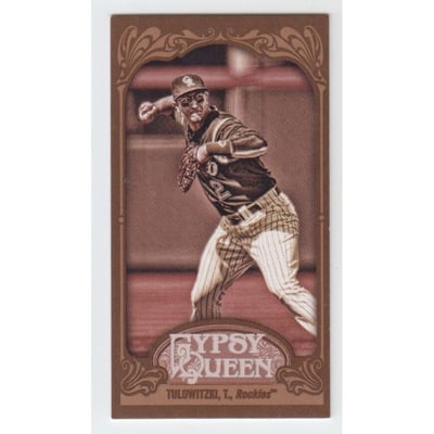 2012 Topps Gypsy Queen Mini Sepia #69 Troy Tulowitzki