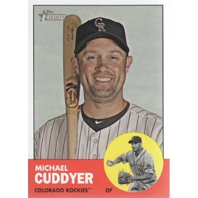 2012 Topps Heritage #500 Michael Cuddyer SP
