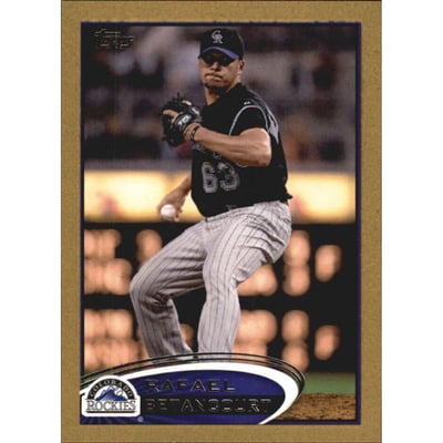 2012 Topps Mini Gold #444 Rafael Betancourt