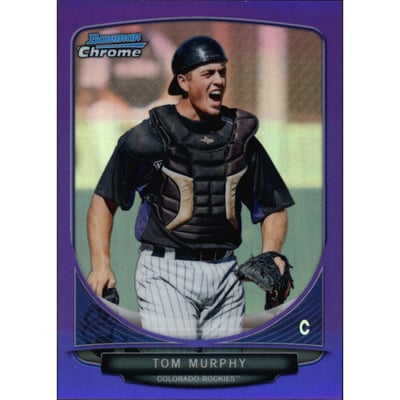 2013 Bowman Chrome Prospects Purple Refractors #BCP201 Tom Murphy