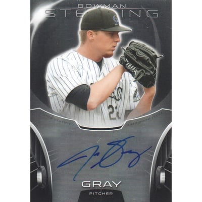 2013 Bowman Sterling Prospect Autographs #JG Jonathan Gray