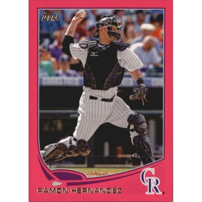 2013 Topps Mini Pink #165 Ramon Hernandez