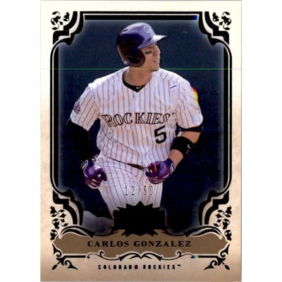 2013 Topps Triple Threads Onyx #97 Carlos Gonzalez
