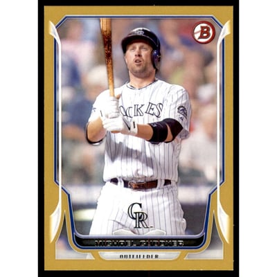2014 Bowman Gold #122 Michael Cuddyer
