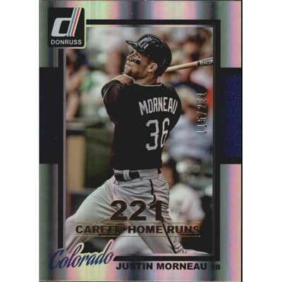 2014 Donruss Stat Line Career #52 Justin Morneau/221