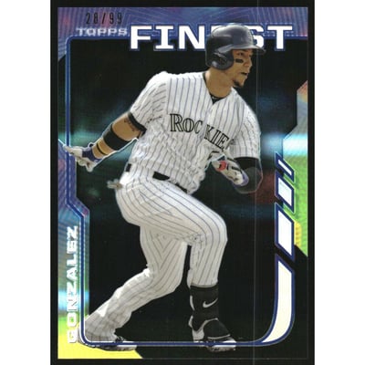 2014 Finest Black Refractors #30 Carlos Gonzalez