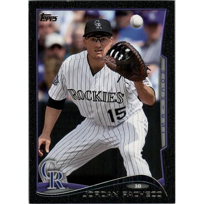 2014 Topps Black #513 Jordan Pacheco