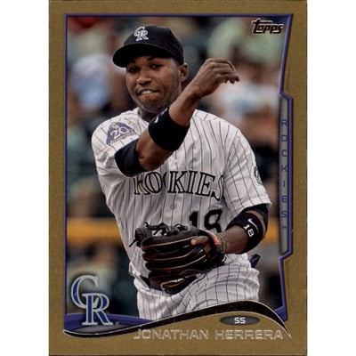 2014 Topps Mini Gold #152 Jonathan Herrera