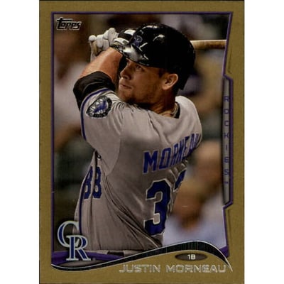 2014 Topps Mini Gold #465 Justin Morneau