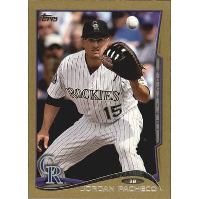 2014 Topps Mini Gold #513 Jordan Pacheco