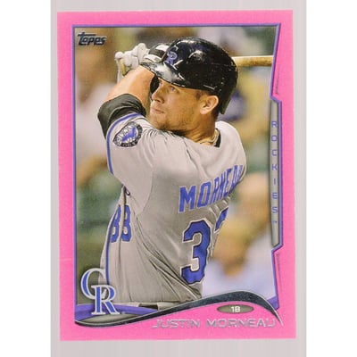 2014 Topps Mini Pink #465 Justin Morneau