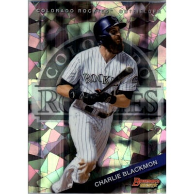 2015 Bowman's Best Atomic Refractors #74 Charlie Blackmon