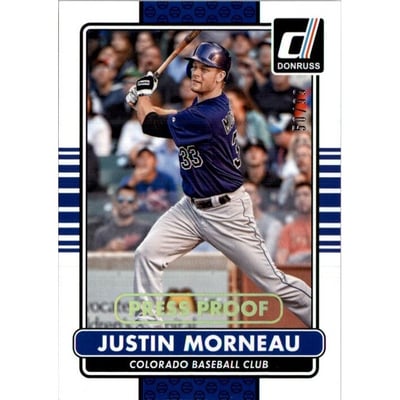 2015 Donruss Press Proofs Gold #85 Justin Morneau
