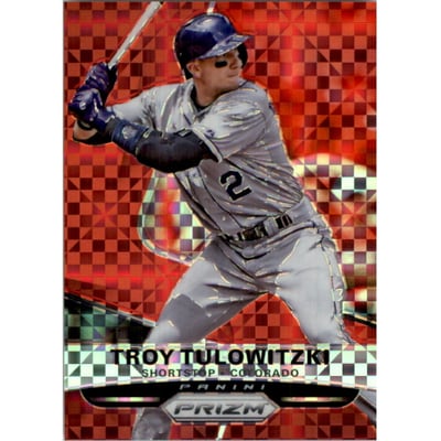 2015 Panini Prizm Prizms Red Power #143 Troy Tulowitzki