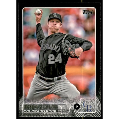 2015 Topps Black #72 Jordan Lyles