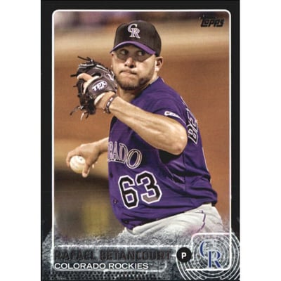 2015 Topps Update Black #US314 Rafael Betancourt