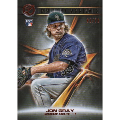 2016 Topps Legacies of Baseball Imminent Arrivals #IAJG Jon Gray