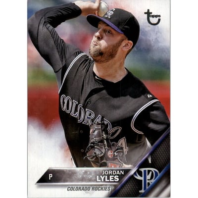 2016 Topps Vintage Stock #375 Jordan Lyles