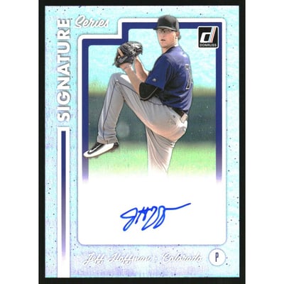 2017 Donruss Signature Series #SSJH Jeff Hoffman
