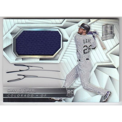 2017 Panini Spectra Rookie Jersey Autographs #20 David Dahl