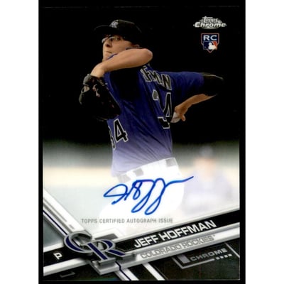 2017 Topps Chrome Rookie Autographs #RAJH Jeff Hoffman