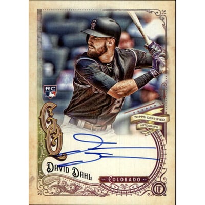 2017 Topps Gypsy Queen Autographs #GQADD David Dahl